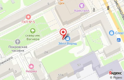 Студия ногтевого сервиса и оформления бровей Gastronom на улице Глеба Успенского на карте
