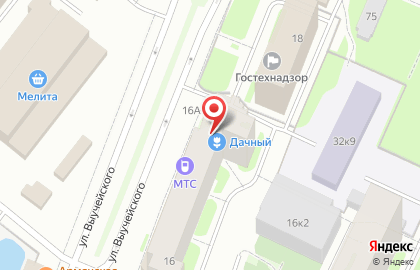 Торговая компания Делан на улице Выучейского на карте