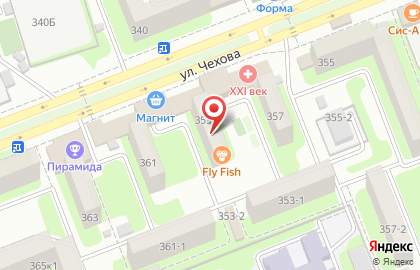 Доставка еды Fly fish на карте