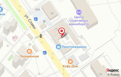 Магазин Улыбка в Советском районе на карте