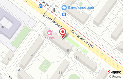 Магазин автотоваров Фаэтон в Железнодорожном районе на карте