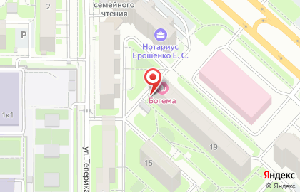 Продуктовый магазин в Липецке на карте