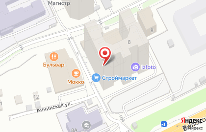 Магазин строительных материалов в Москве на карте