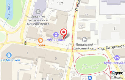 Салон Соната в Томске на карте