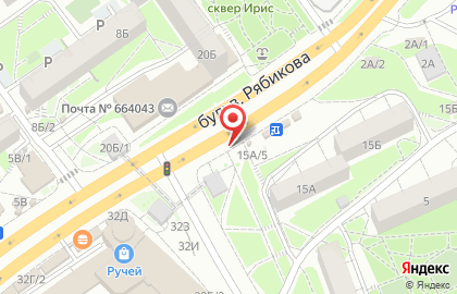 Цветы 24 на бульваре Рябикова на карте