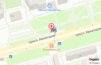 Продуктовый магазин в Новокузнецке на карте