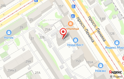 Банкомат Альфа-Банк на проспекте Ленина, 155 на карте