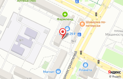 Зоомагазин Лапочки на Первомайской улице на карте