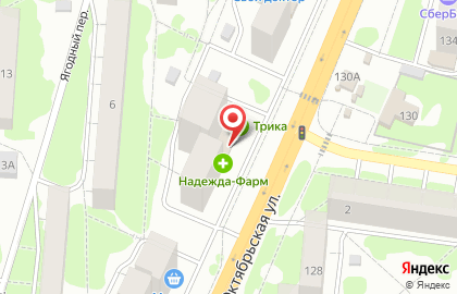 Магазин-салон мебели Ангажемент на Октябрьской улице на карте