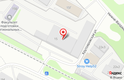 Торговый-сервисный центр на улице Шапошникова на карте
