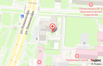 Аптека Квинта-плюс на улице Ломоносова на карте