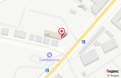 Стройстандарт в Засвияжском районе на карте