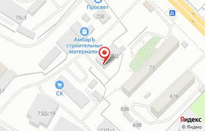 Транспортно-экспедиционная компания ТрансЛиния в Октябрьском районе на карте