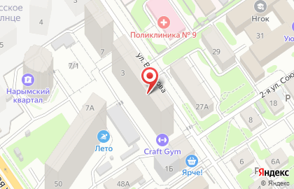 Продовольственный магазин, ИП Гордеева В.В. на карте