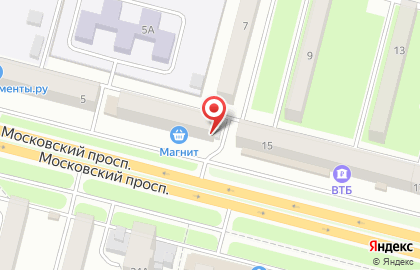 Продуктовый магазин Айсберг на Московском проспекте на карте