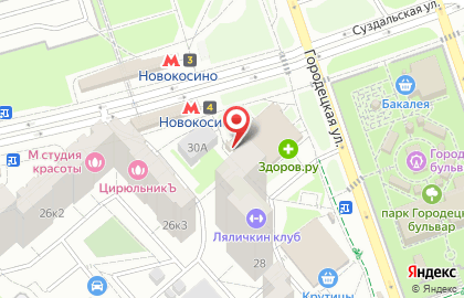 Магазин фруктов и овощей в Москве на карте