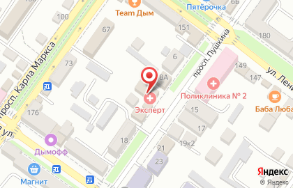 Клинико-диагностическая лаборатория KDL на проспекте Пушкина на карте