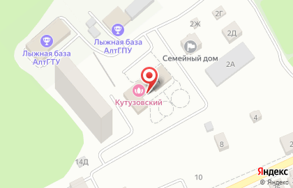 Комплекс отдыха Кутузовский в Центральном районе на карте