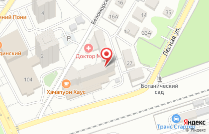 Роосса на Беломорской улице на карте