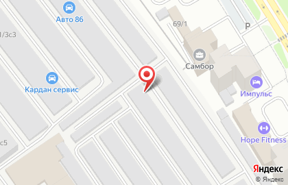 Потребительский гаражный кооператив №1 на карте