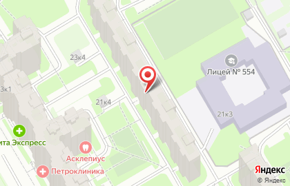 Семь Холмов на Комендантском проспекте на карте