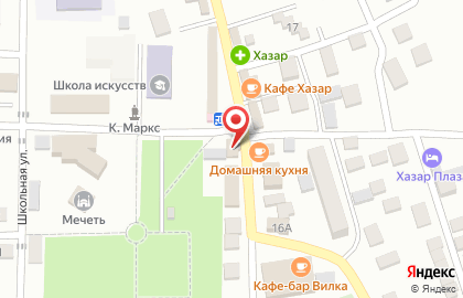 Мини-маркет Чайка в Махачкале на карте