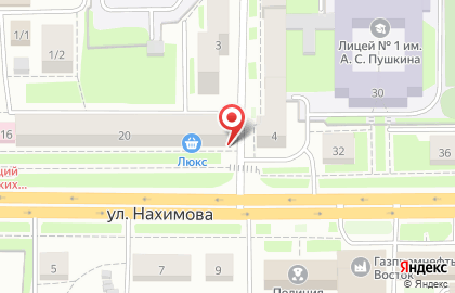 Автокомплекс Стандарт-Авто на улице Нахимова на карте