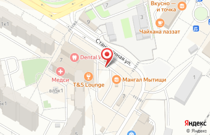 Агентство недвижимости Самолет Плюс на Станционной улице в Мытищах на карте