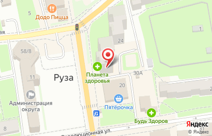 Аптека Планета здоровья в Москве на карте
