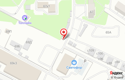 Автостоянка в Омске на карте