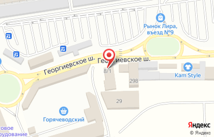 Торговый дом Спарта в Ставрополе на карте