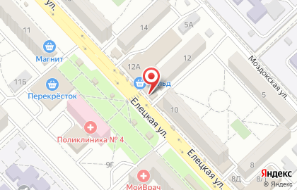 Фирменный магазин Великолукский Мясокомбинат в Ворошиловском районе на карте