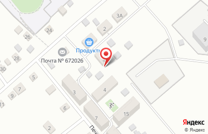 Почтовое отделение №26 в Черновском районе на карте