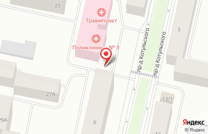 Норильская межрайонная поликлиника №1 в Центральном районе на карте