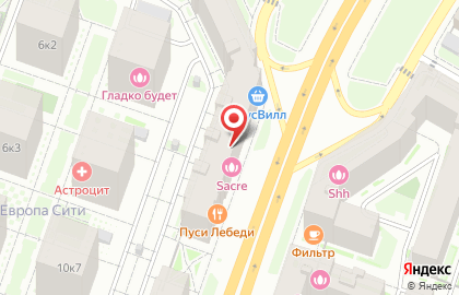 Мебельный салон Häcker на проспекте Медиков на карте