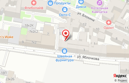 Отдел Вселения и Регистрационного Учёта Граждан # 1 на улице Блохина на карте