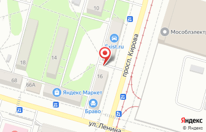 Турагентство АртесТур на проспекте Кирова на карте