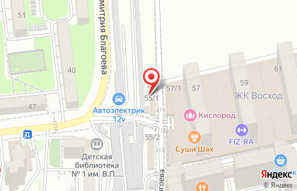 Салон-парикмахерская Дива на улице Гидростроителей на карте