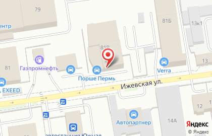 Порше Центр Пермь на карте