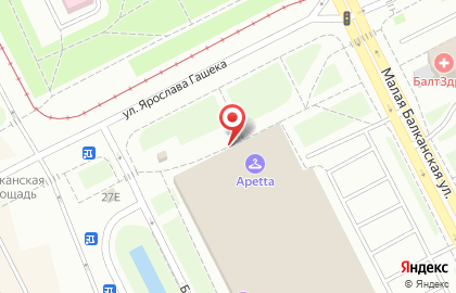 Банкомат Банк Санкт-Петербург на Малой Балканской улице, 27 на карте
