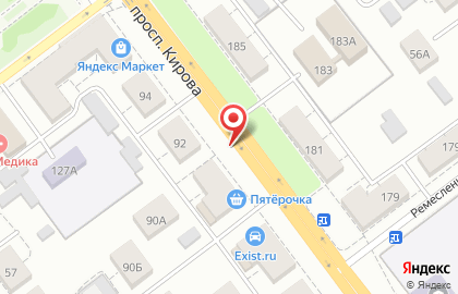 ПиаР на проспекте Кирова на карте