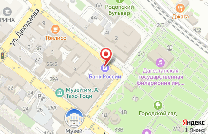 Центральный банк Российской Федерации (банк России) Южное главное управление отделение-Национальный банк по Республике Дагестан на карте