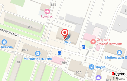 Три самурая на улице Маяковского на карте