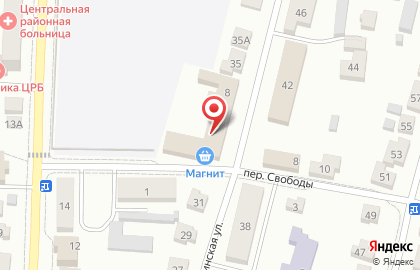 Служба доставки DpD в переулке Свободы на карте