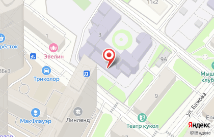Школа №1499 им. И.А. Докукина с дошкольным отделением на метро Ботанический сад на карте