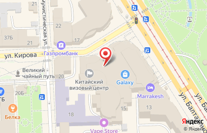 Суши-Маркет в Советском районе на карте