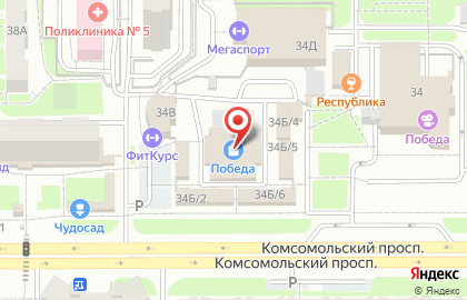 Торговая компания Петрович на Комсомольском проспекте, 34б на карте