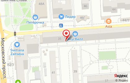 Торговый дом Глобус в Коминтерновском районе на карте