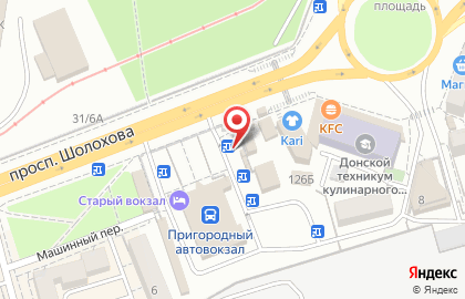 Блинная Вкуснолюбов на проспекте Шолохова на карте
