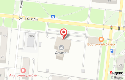 Мечеть Джамиг в Казани на карте